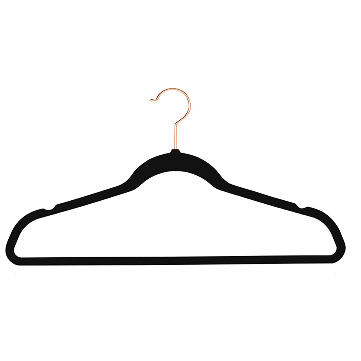 200-Pack WisdomFur Premium Velvet Hangers - Non-Slip, Heavy Duty, 18 Inches 360° Swivel Hooks, Ideal for Jumper, Pullovers, Jackets, and Hoodies