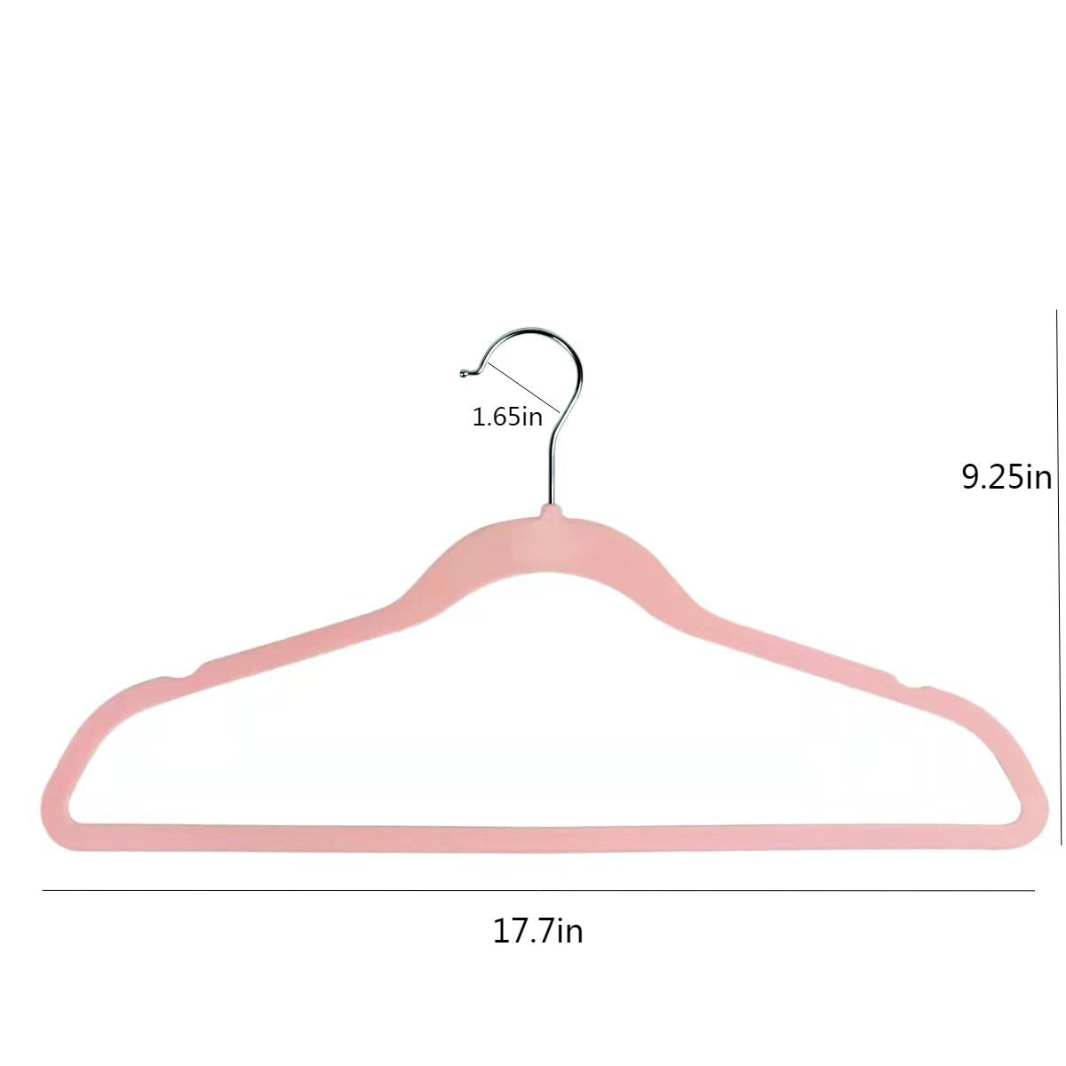 200-Pack WisdomFur Premium Velvet Hangers - Non-Slip, Heavy Duty, 18 Inches 360° Swivel Hooks, Ideal for Jumper, Pullovers, Jackets, and Hoodies