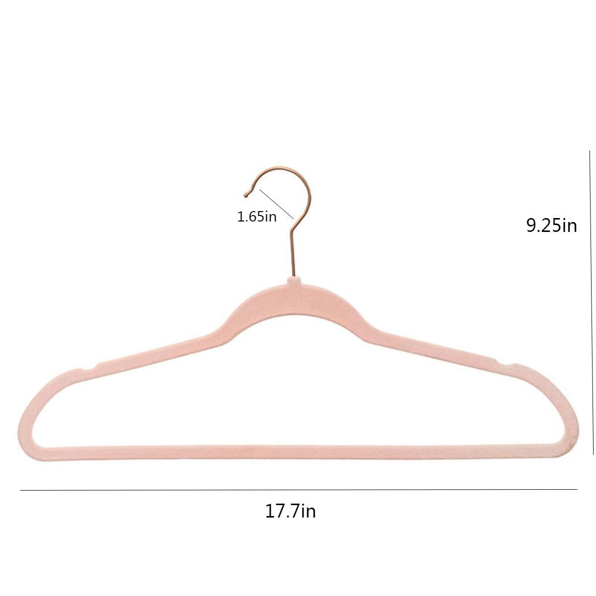 200-Pack WisdomFur Premium Velvet Hangers - Non-Slip, Heavy Duty, 18 Inches 360° Swivel Hooks, Ideal for Jumper, Pullovers, Jackets, and Hoodies