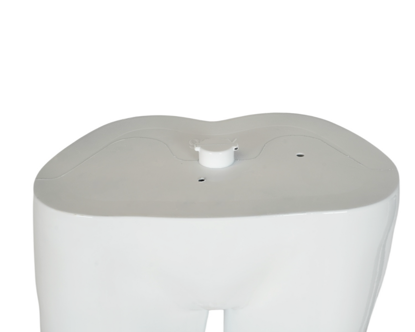 Winsdomfur Female Mannequin 72.8 Inches Big Chest Adjustable Mannequin Dress Model Full Body Plastic Detachable Mannequin Stand Display Mannequin Eggy Head Metal Base (Glosy White)