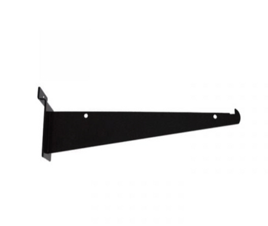 14 inch Shelf Bracket Black for Slatwall (50- pack)