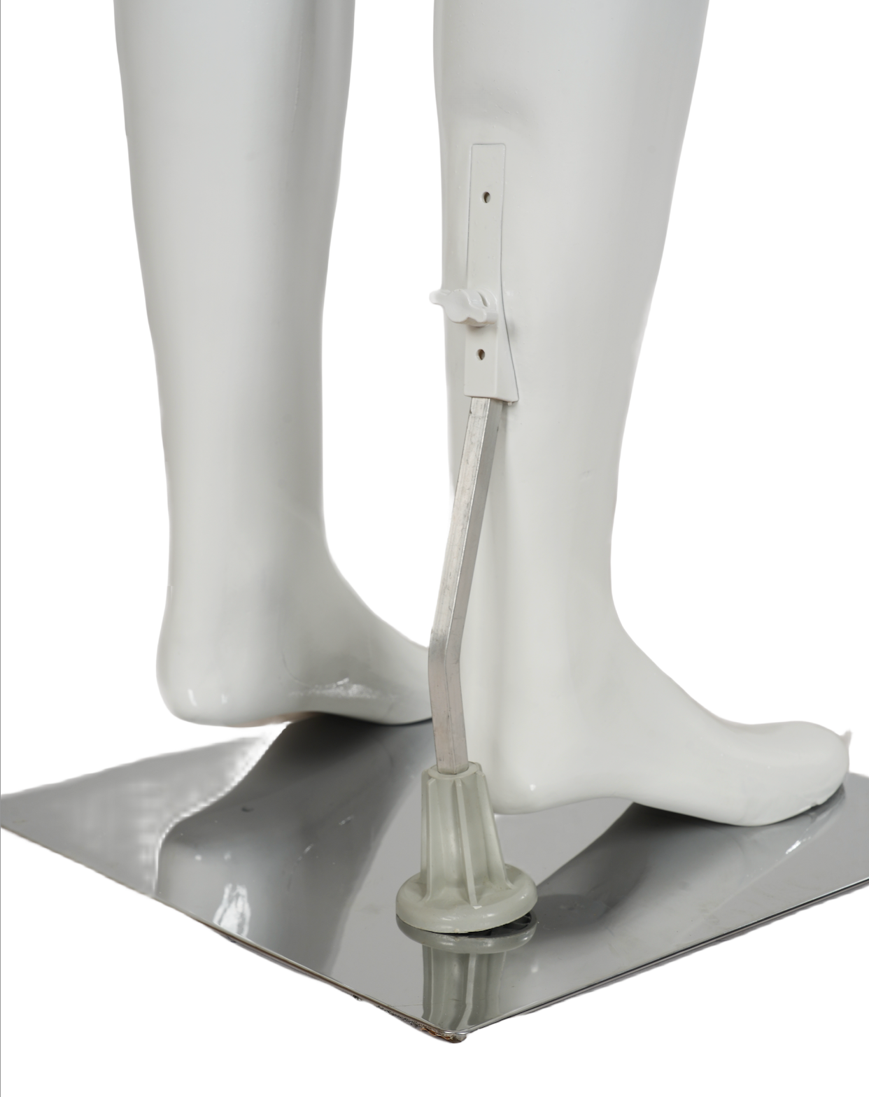 Egghead Male Full Body Mannequin Gloss white skin tone