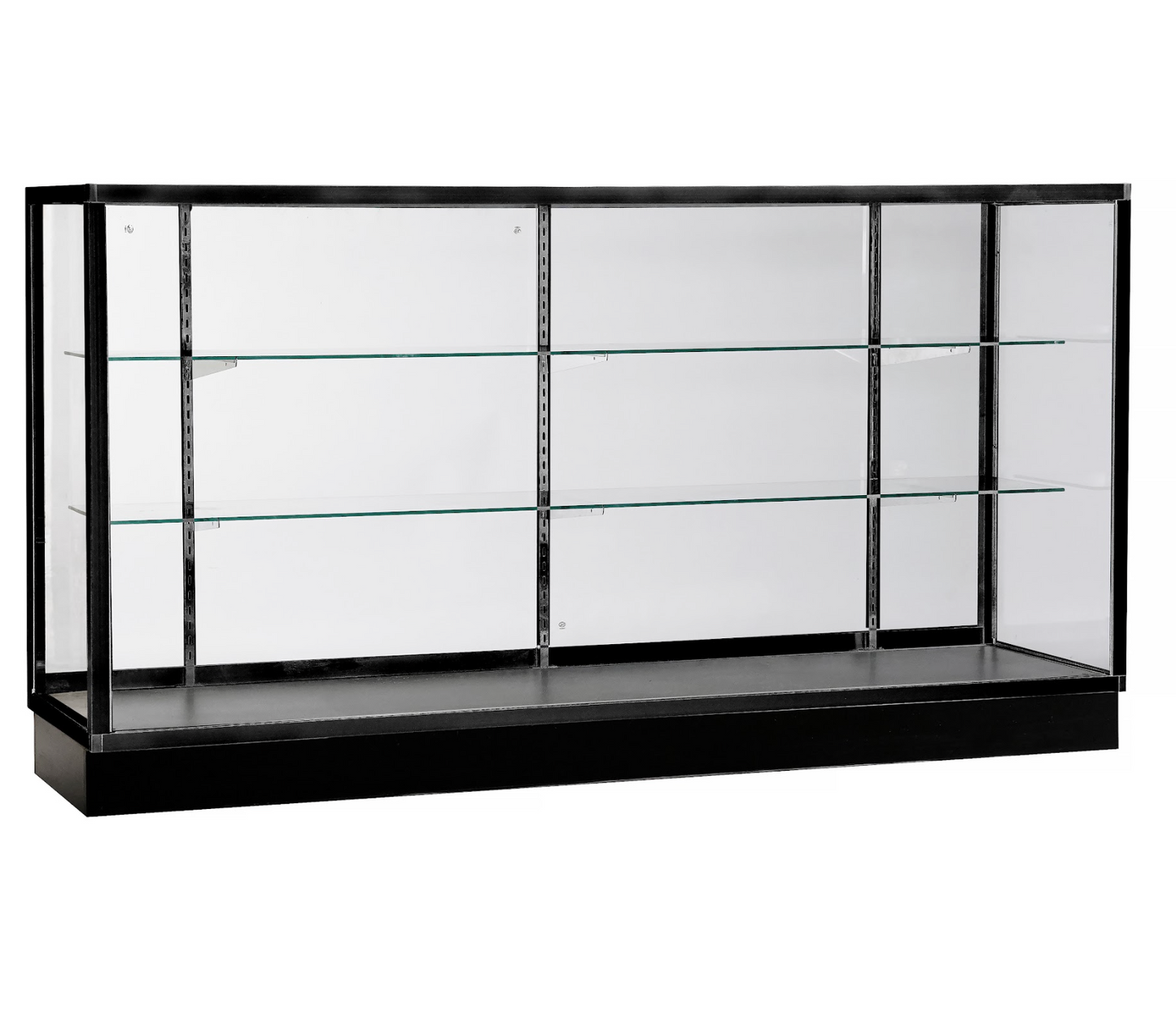 Extra Vision Display 70" Glass Showcase Aluminum Frame Glass Shelving/GS6