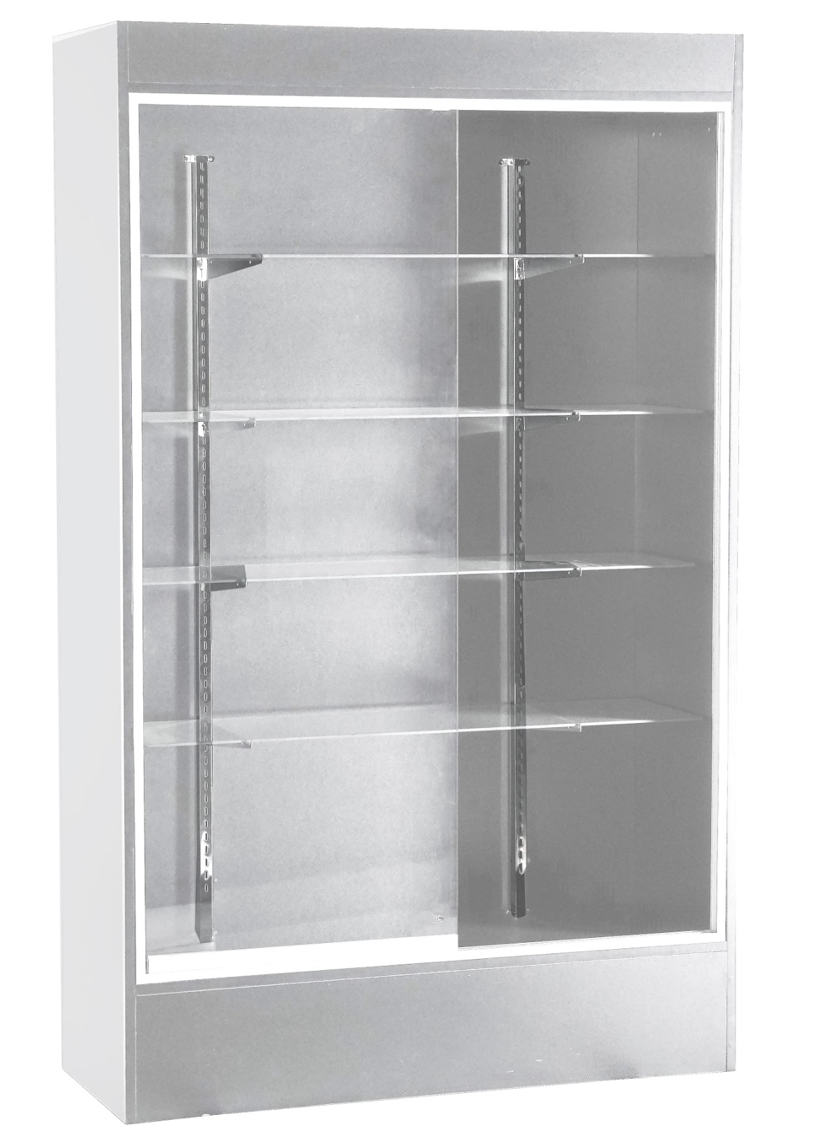 Smoke Shop Retail Full View wood wallcase 48"L x1 8"W x 78"H /WC4