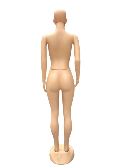 Full Body Brazilian Shape Female Mannequin - Plastic Display Model with Metal Base