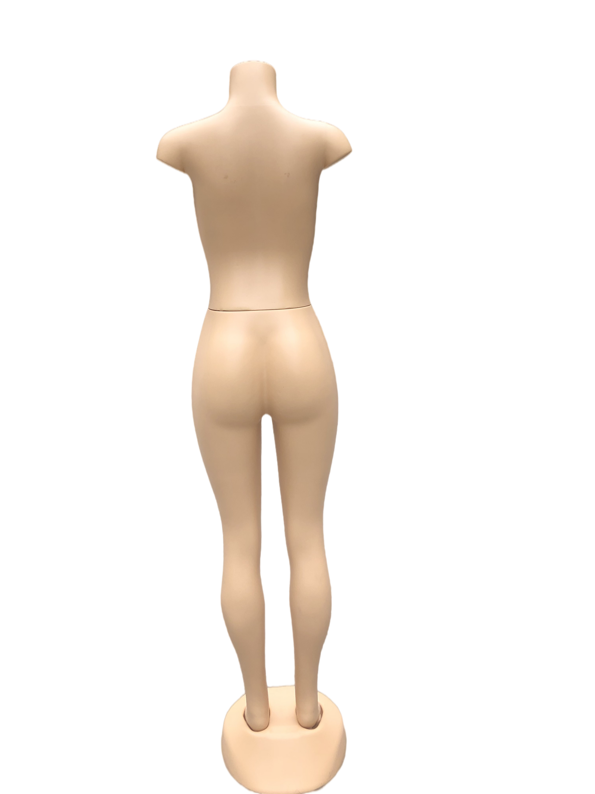 Full Body Brazilian Shape Female Mannequin - Plastic Display Model with  Metal Base