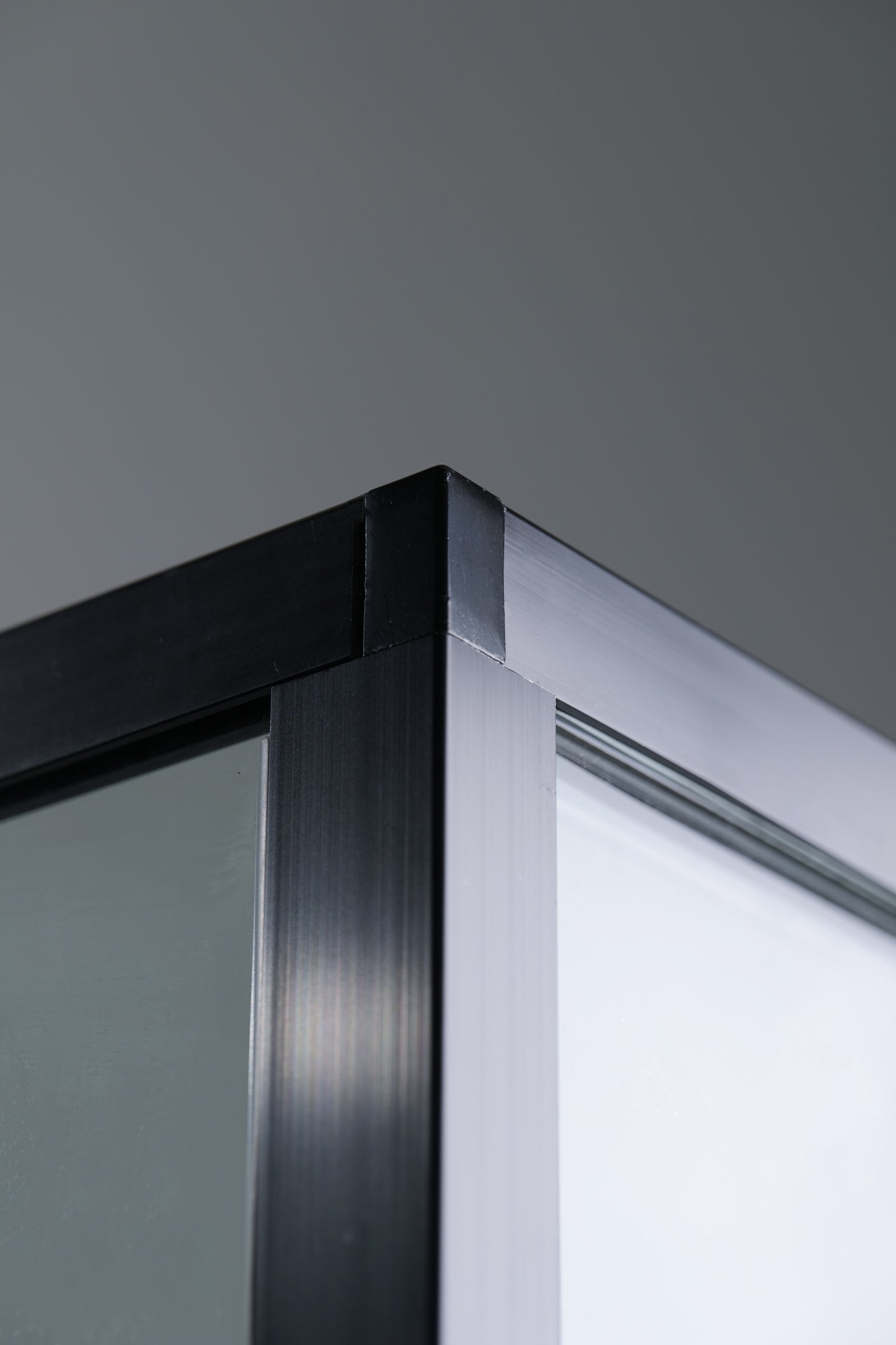 Extra Vision Display 48 Inch Glass Showcase Aluminum Frame Glass Shelving/GS4