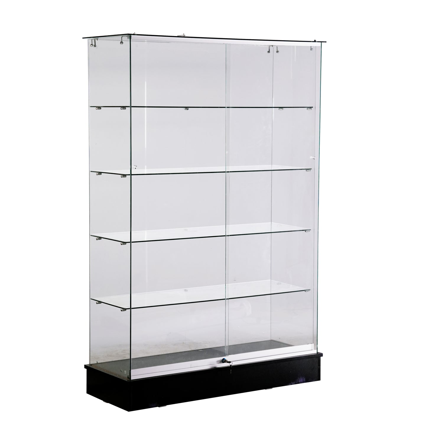 48”x 18” x 72”Frameless All Glass Wall-case /SAGW4