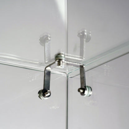 48”x 18” x 72”Frameless All Glass Wall-case /SAGW4