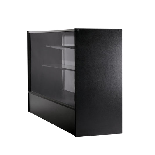 Wood Full Vision Display 48 Inch Showcase with Adjustable Glass Shelving/FS4