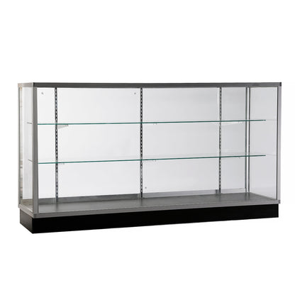 Extra Vision Display 70" Glass Showcase Aluminum Frame Glass Shelving/GS6