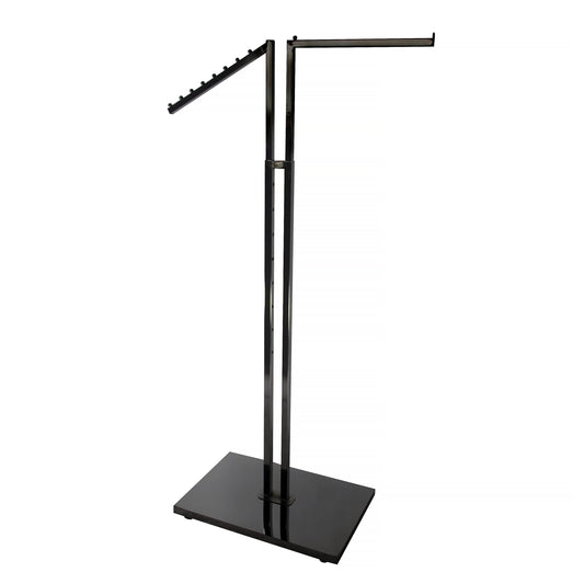 2 way Clothing  Rack，1 Slant arm and 1 Straight/R212