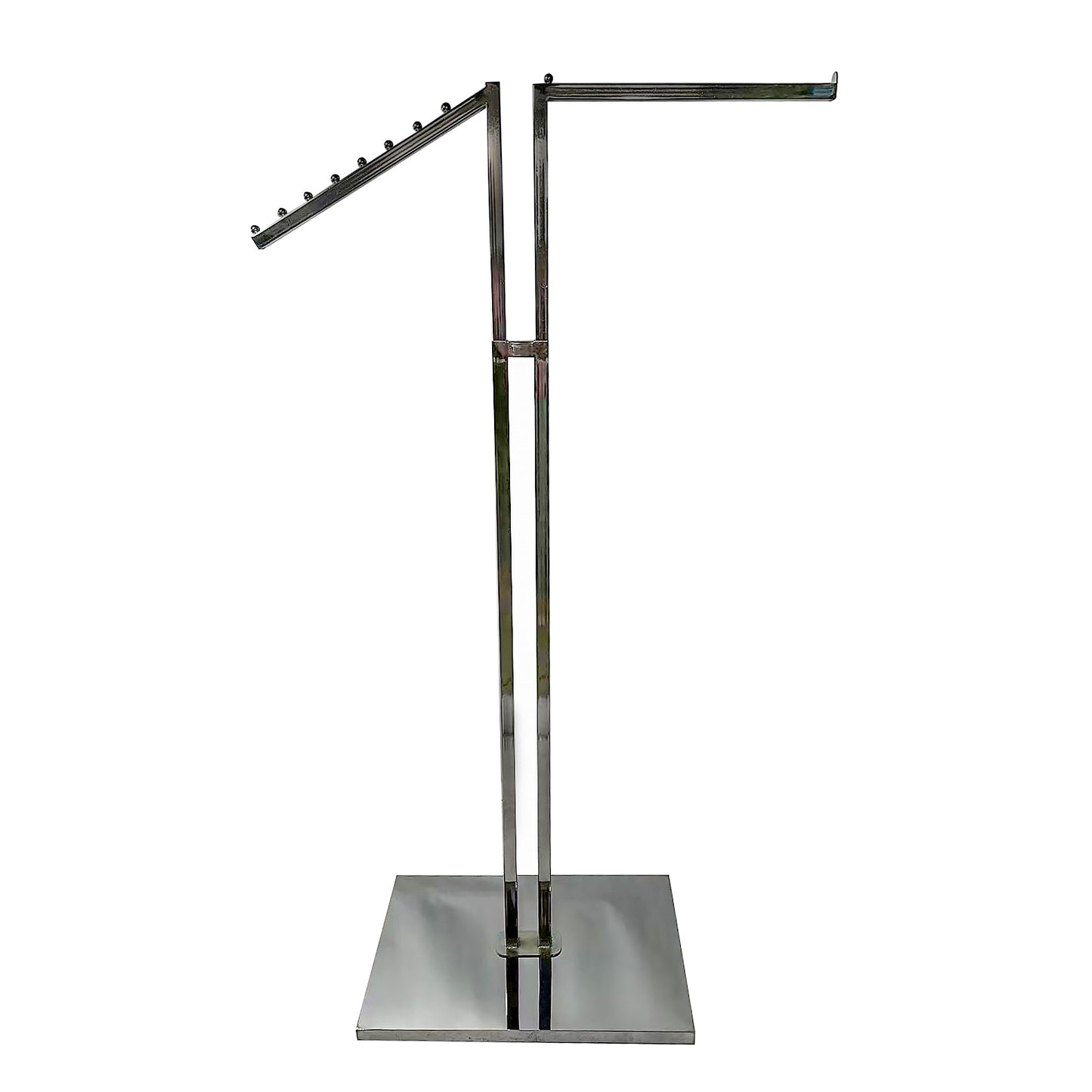 2 way Clothing  Rack，1 Slant arm and 1 Straight/R212