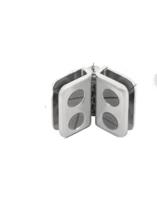Glass Connect, Hinge ,Chrome/Single Pc