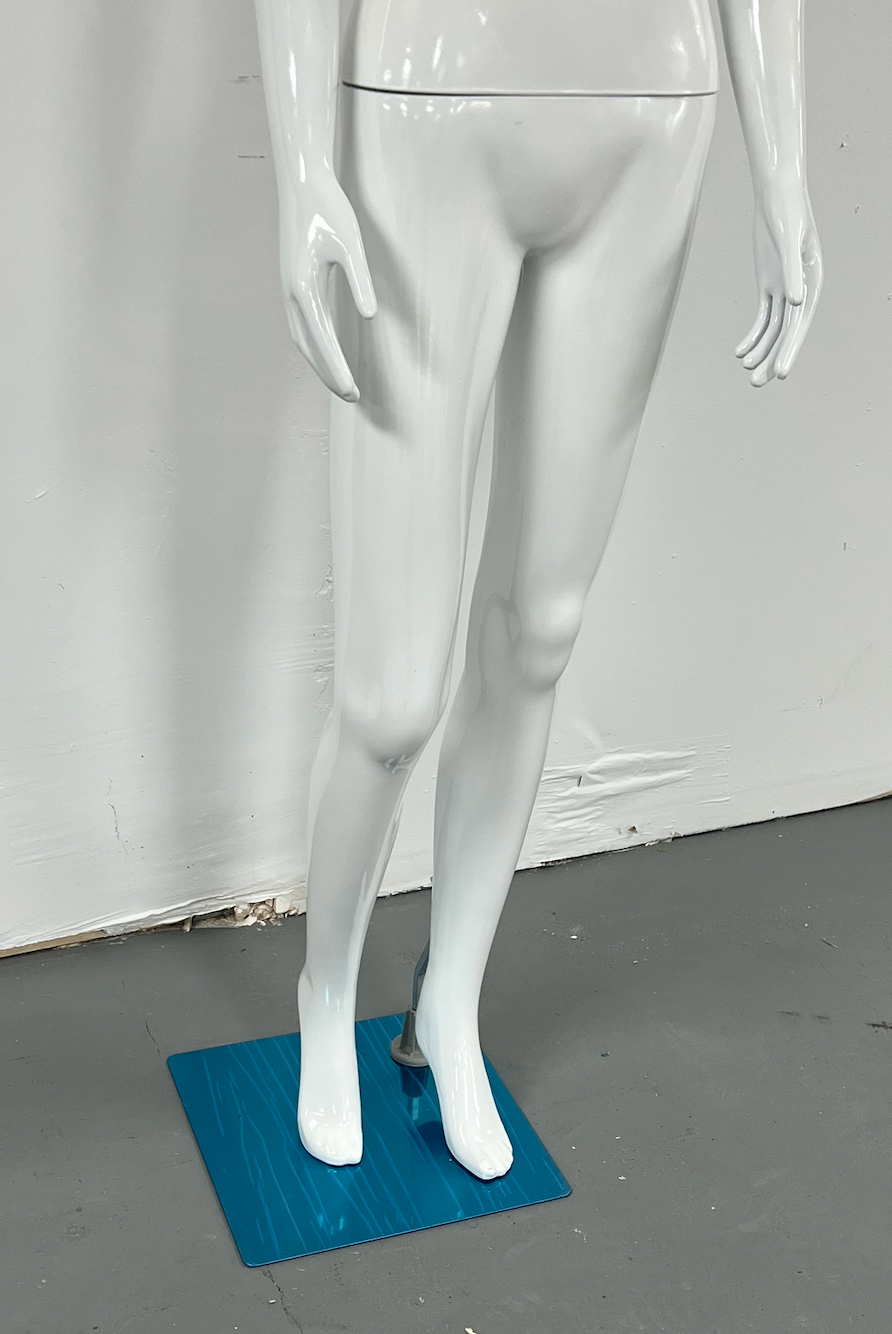 Full Body Brazilian Shape Female Mannequin - Plastic Display Model with  Metal Base